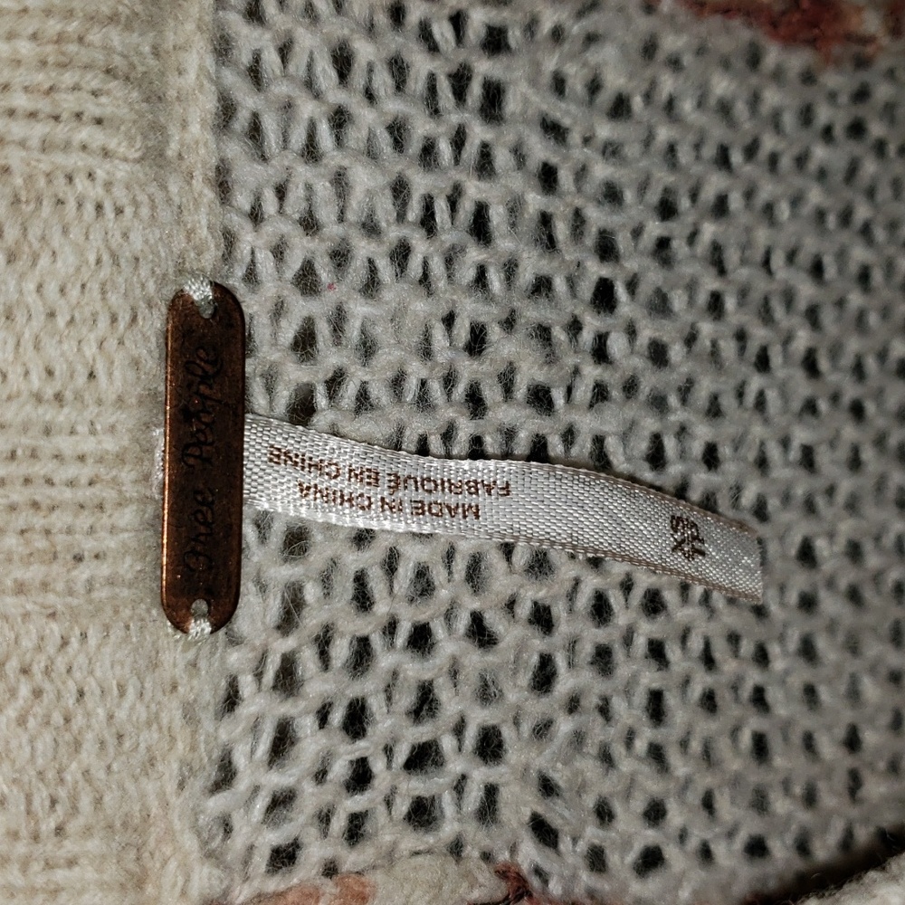 EUC Free People Aztec Cardigan, Size XS - Picture 7 of 9
